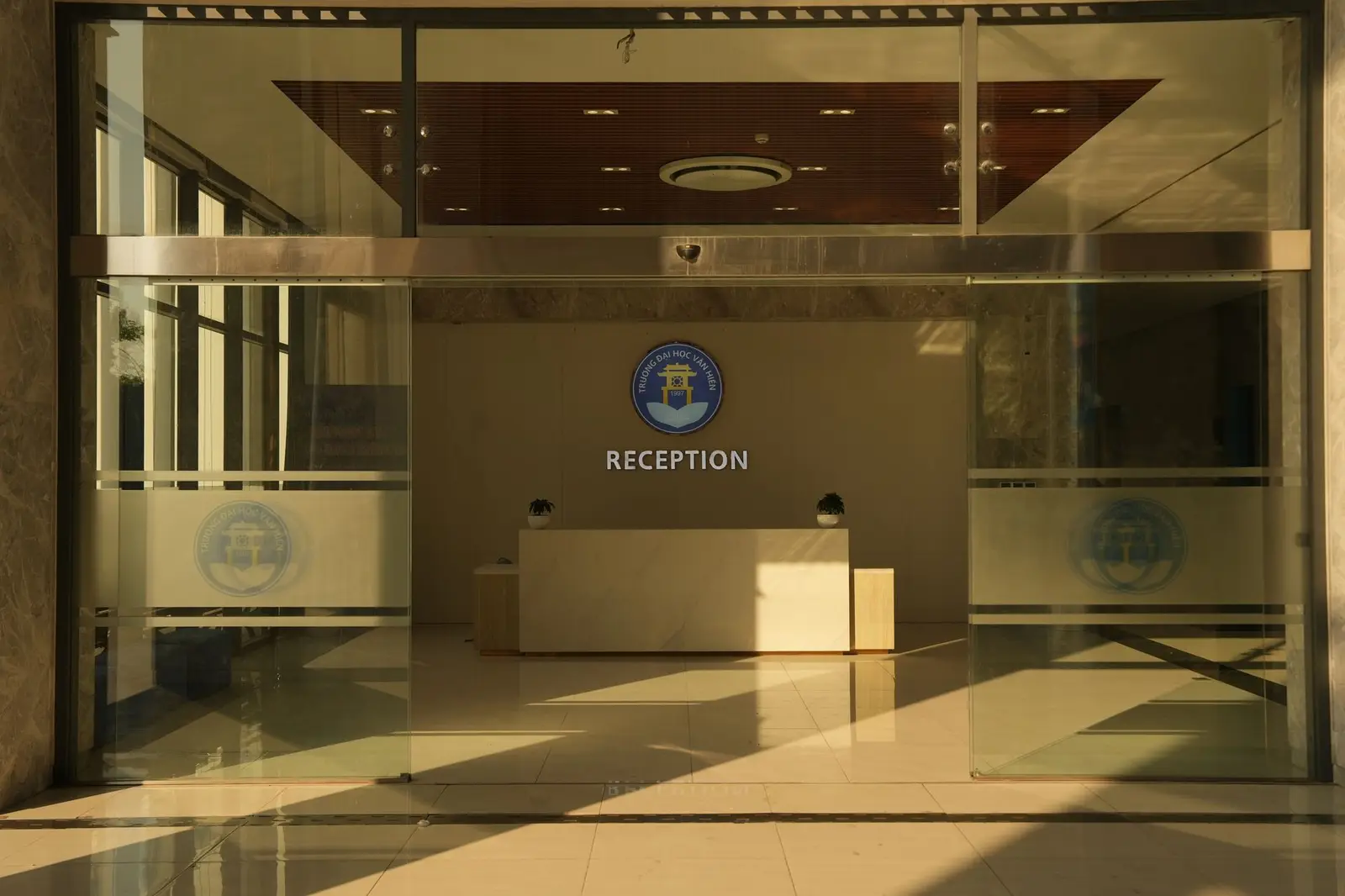 A welcoming admissions space
